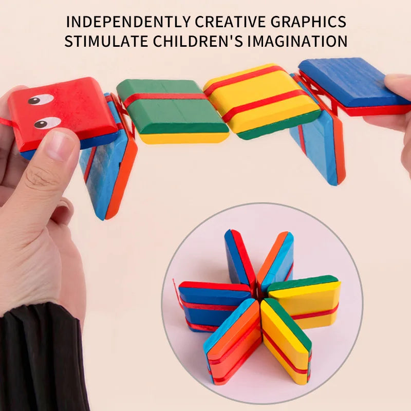 Wooden Educational Colour & Cognitive Building Blocks