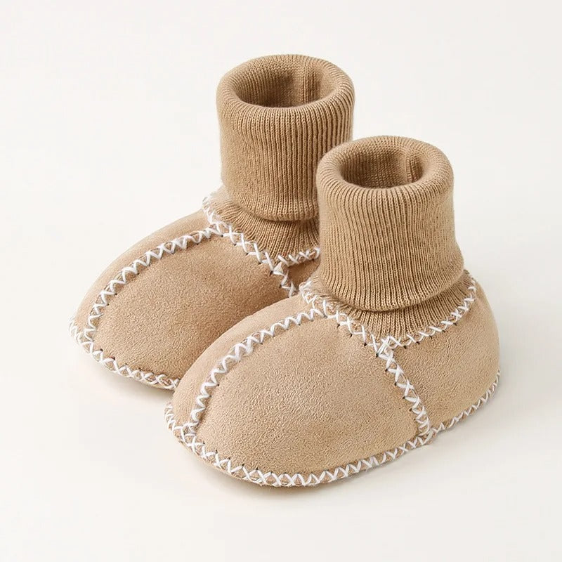 Cozy Knit Baby Booties