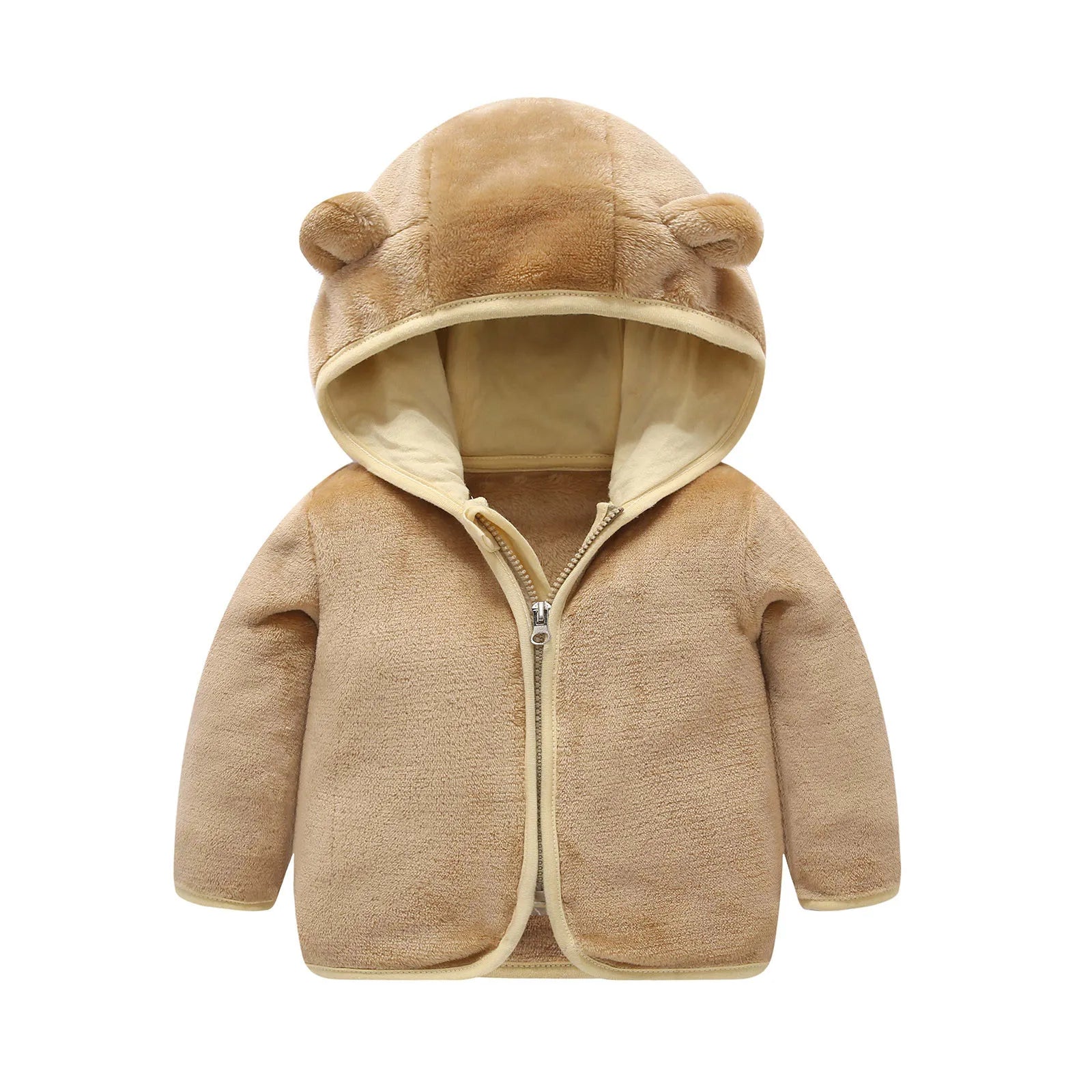 Soft Hooded Infant Winter Jacket For Babies 3-24 Months