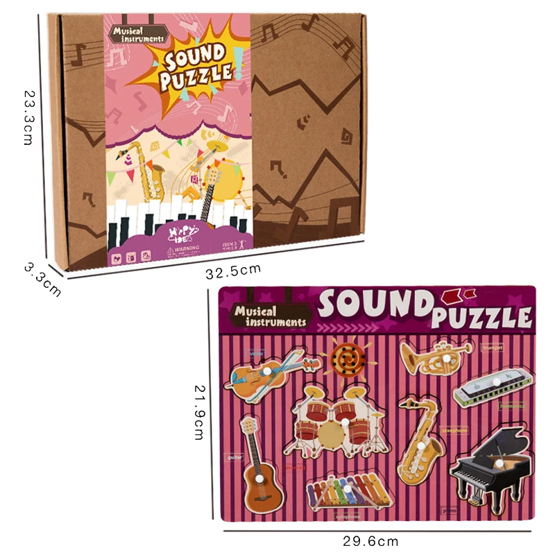 Sound Matching Game™ – Hear & Discover – Educational Puzzle