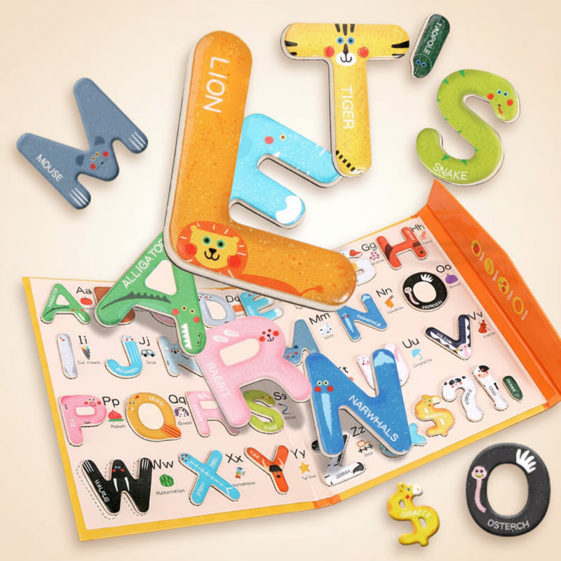Creative Alphabet Puzzle Book for Kids Learning