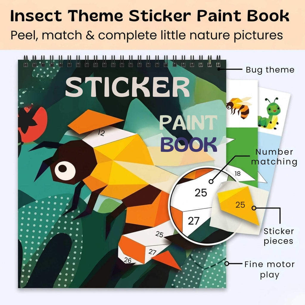 StickerPaint Art Book for Creative Kids