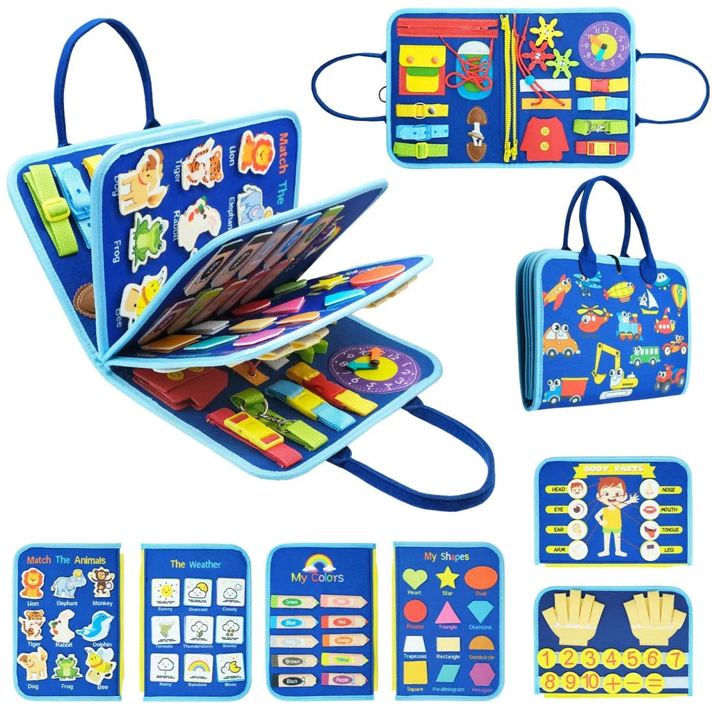 Montessori Busy Board for Kids