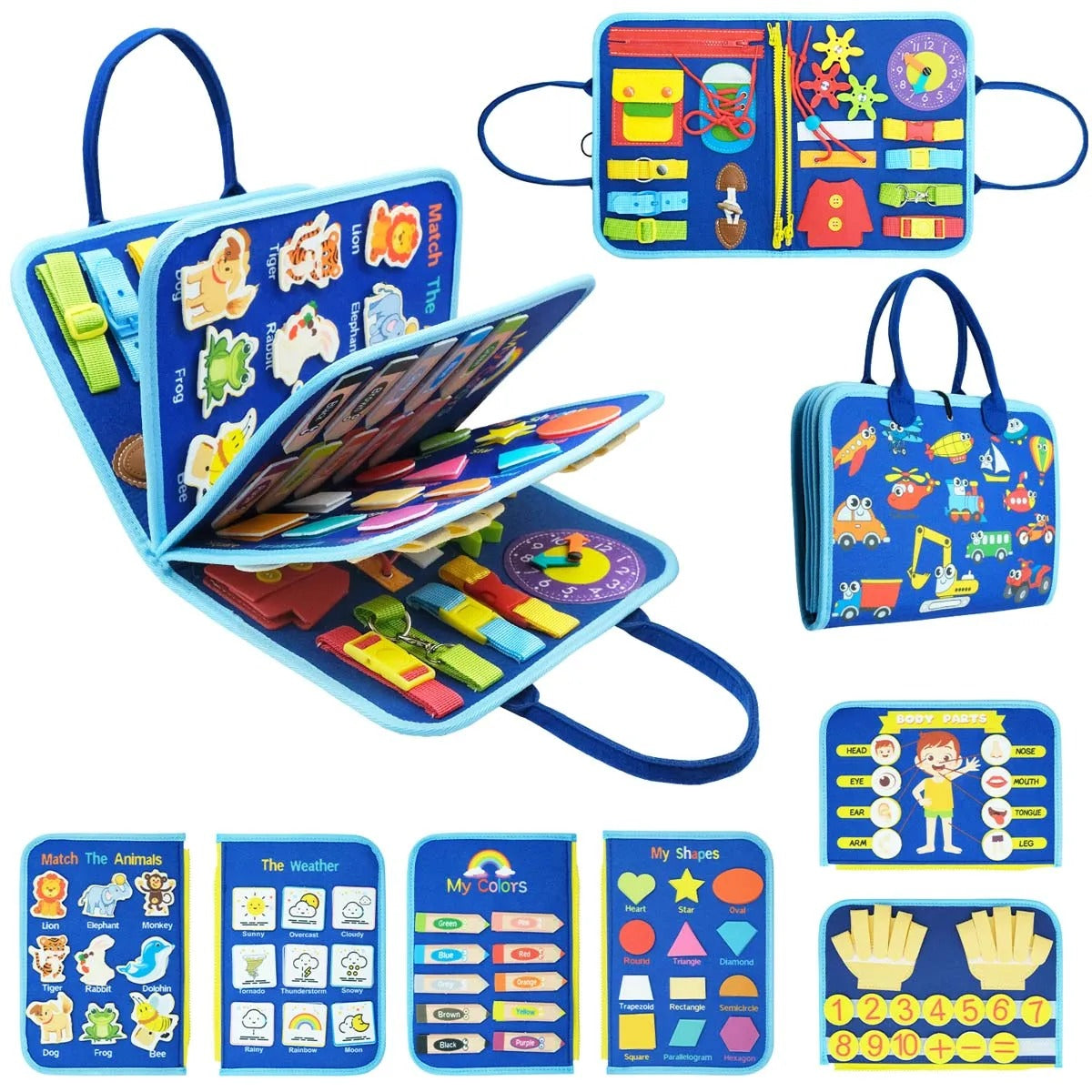 Montessori Busy Board for Kids