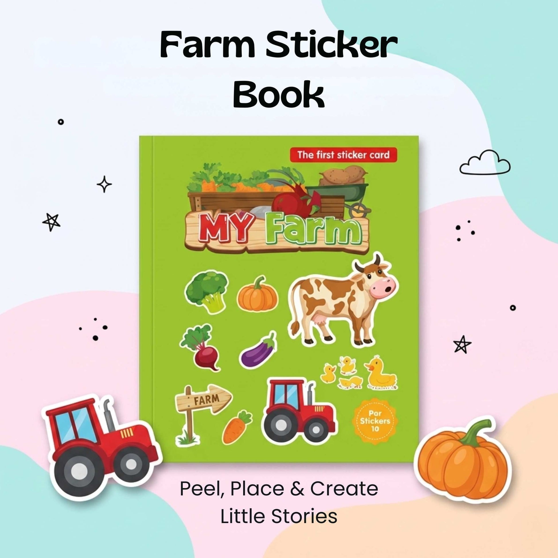 Reusable MiniScene Sticker Book
