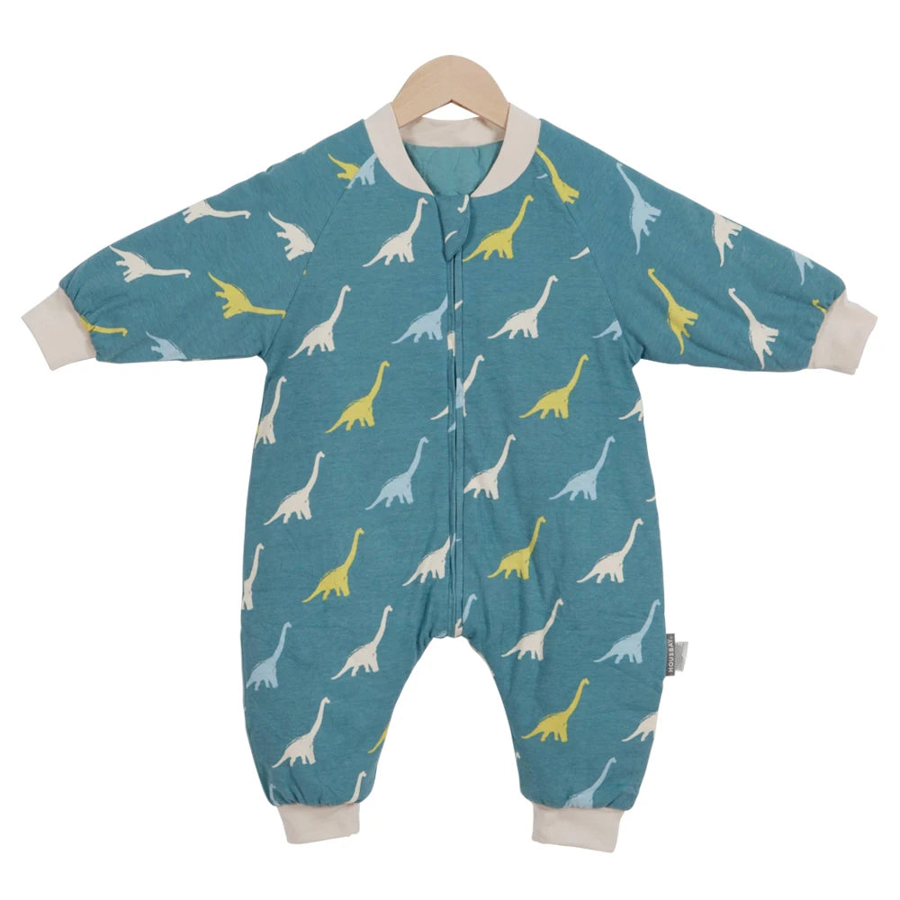 Kids Dinosaur Winter Sleeping Bag Sleep Sack Warm Baby Sleepwear