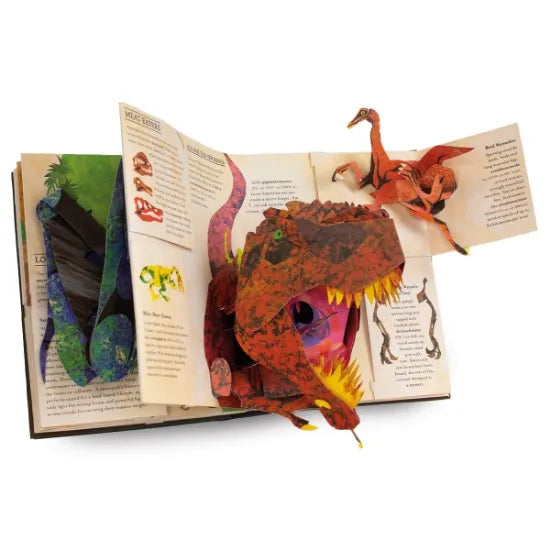3D Pop-Up Dinosaur and Ancient Sea Monster Book for Kids
