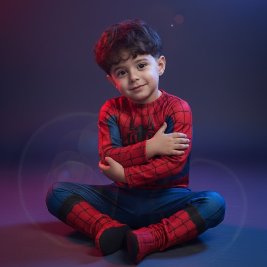 Kids Spiderman Muscle Superhero Costume Set