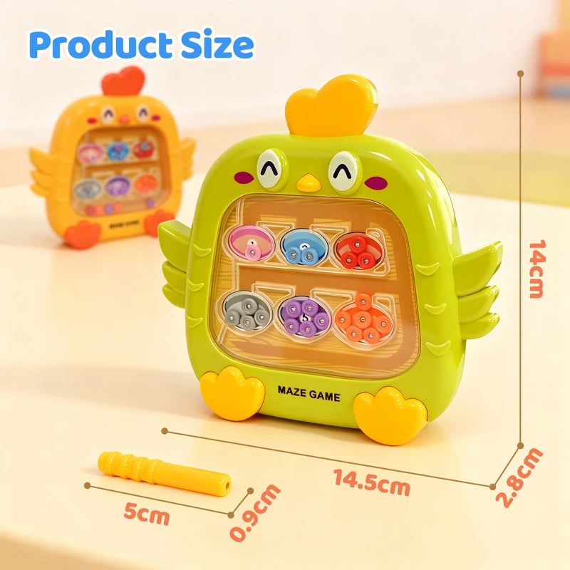 Magnetic Colour Number Maze Travel Game for Kids