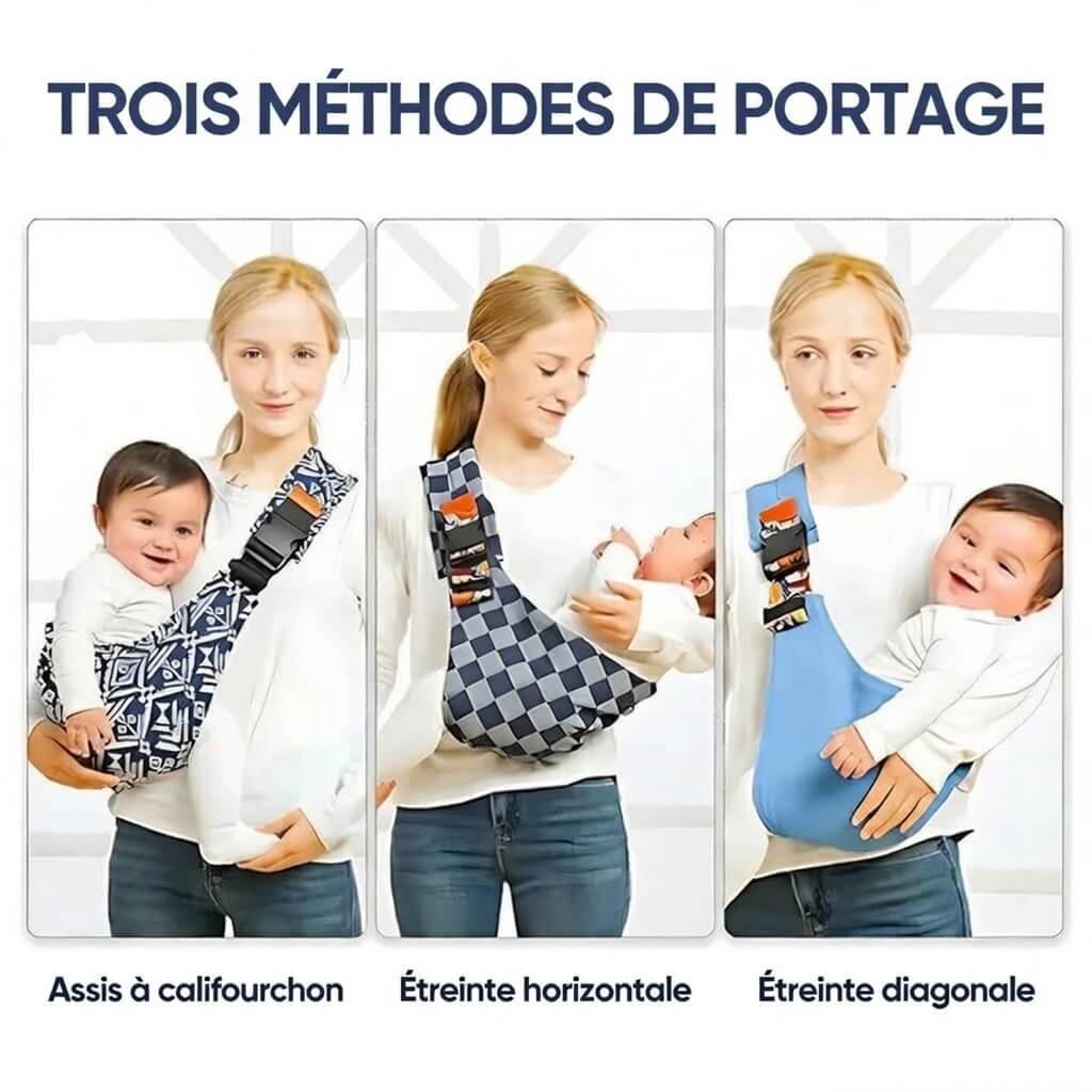 Lightweight Adjustable Baby Carrier for Newborns to Toddlers Up to 20kg