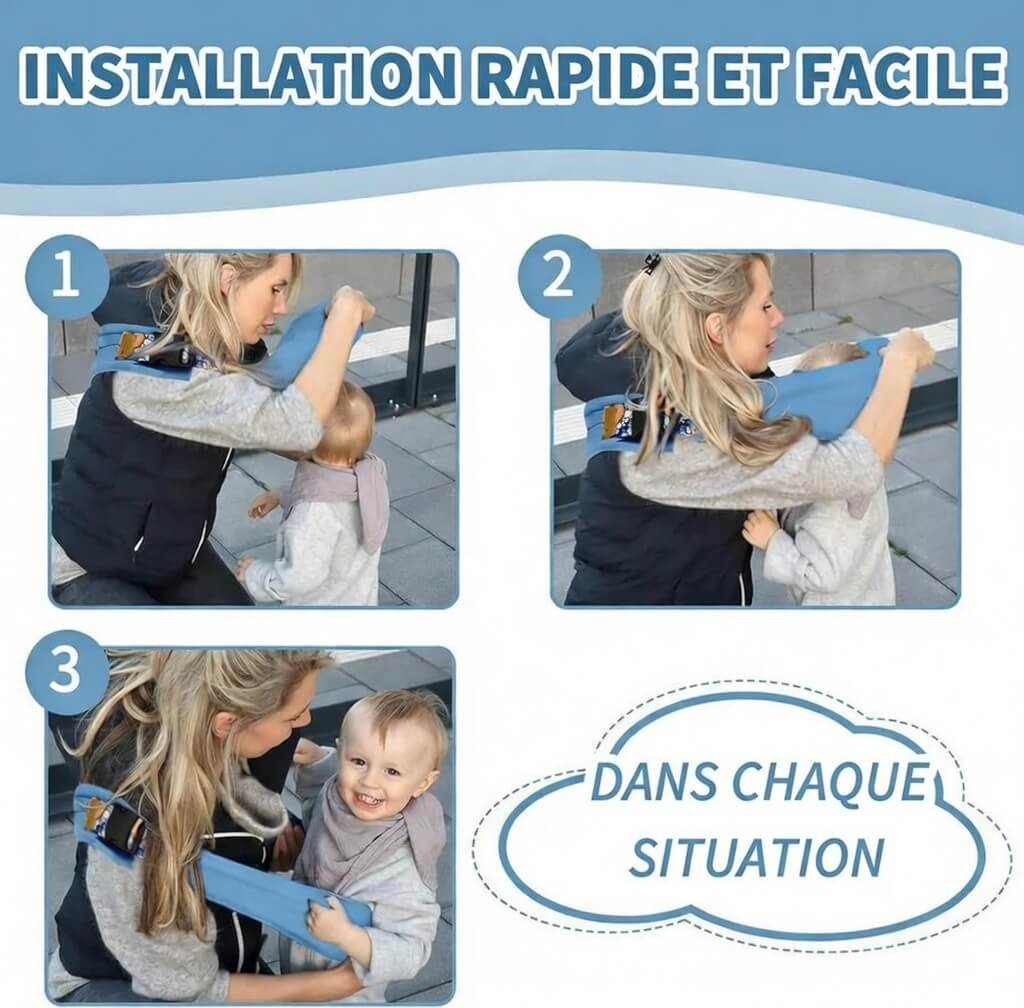 Lightweight Adjustable Baby Carrier for Newborns to Toddlers Up to 20kg