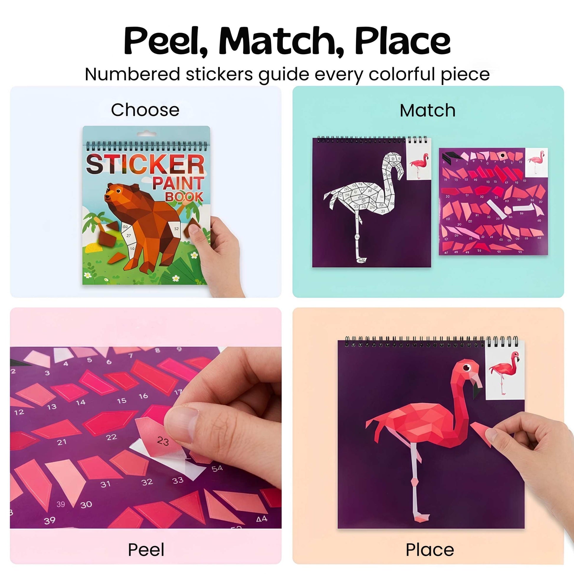 StickerPaint Art Book for Creative Kids