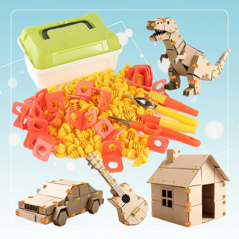 Ultimate Kids Cardboard Builder Tool Set