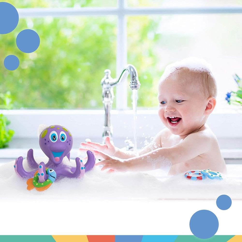 Nuby Floating Octopus Interactive Bath Toy
