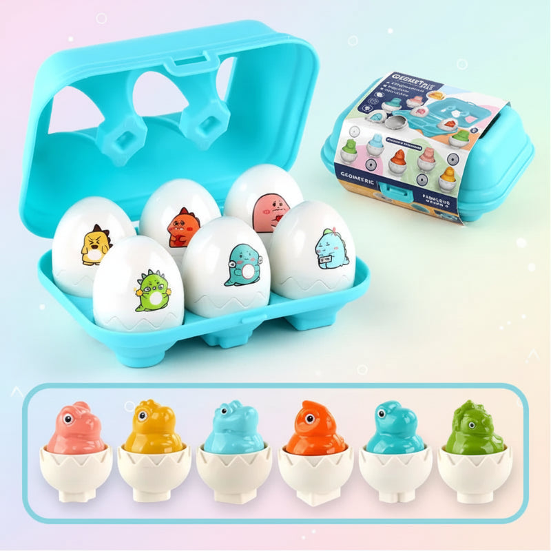Montessori 3D Egg Sorting Puzzle Game for Kids