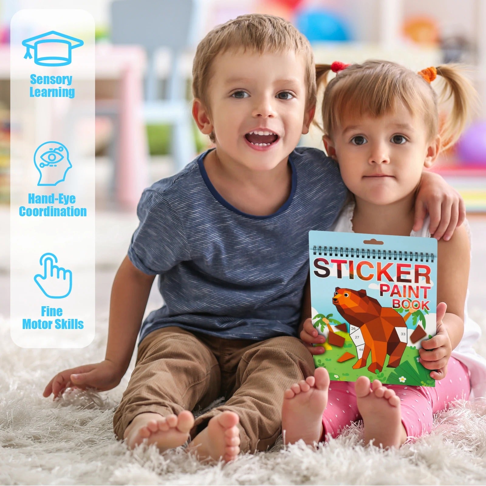 StickerPaint Art Book for Creative Kids