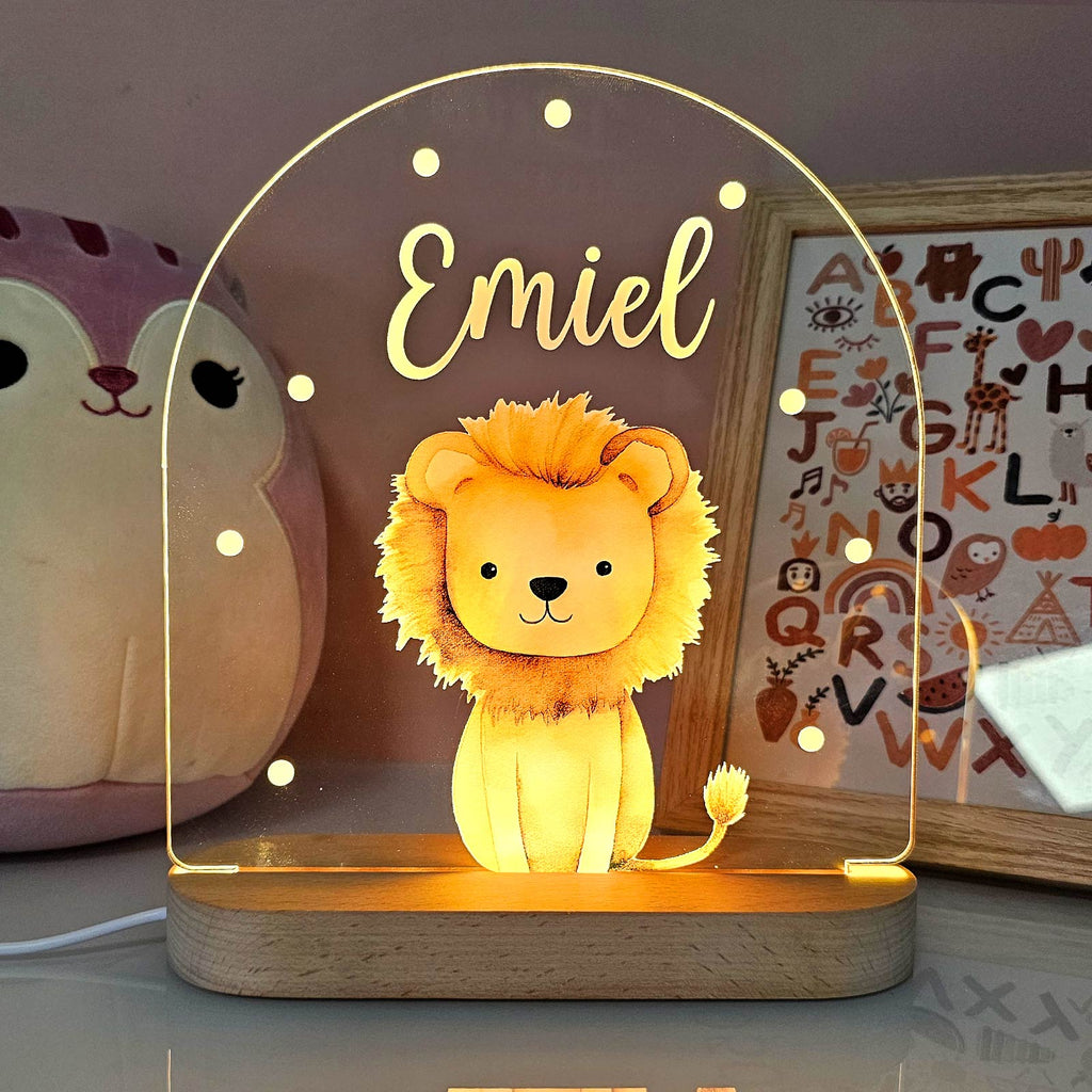 Personalized Cute Animal LED Night Light