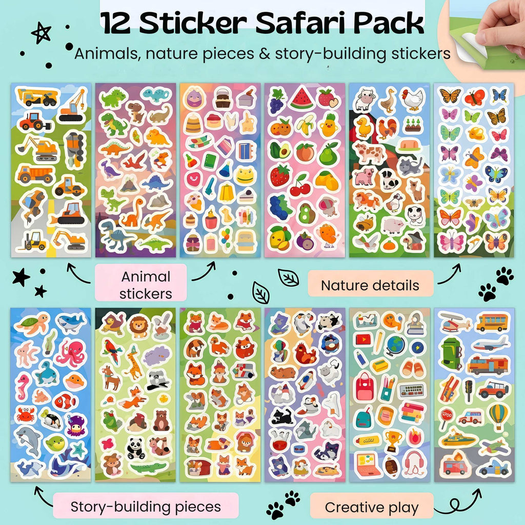Adventure Sticker Book for Kids