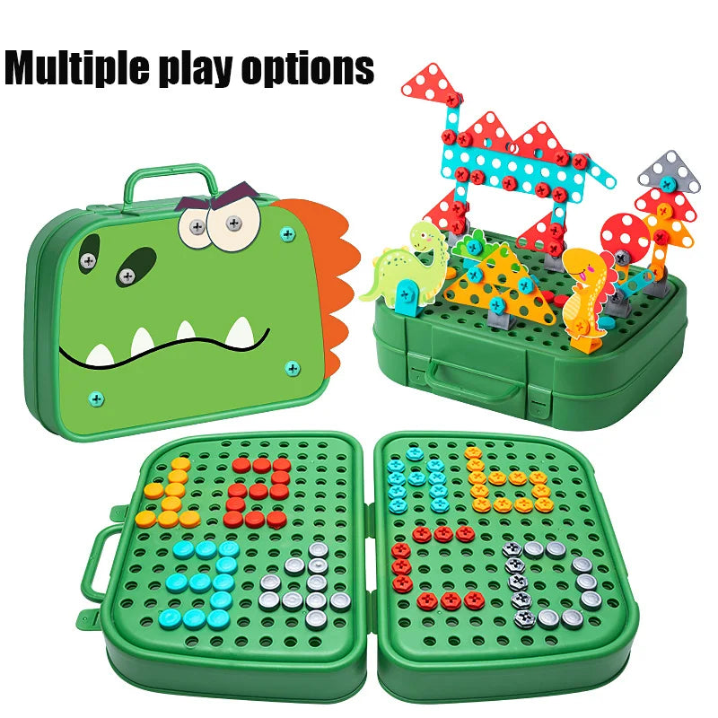 Montessori DIY Little Engineer Wooden Tool Box Set