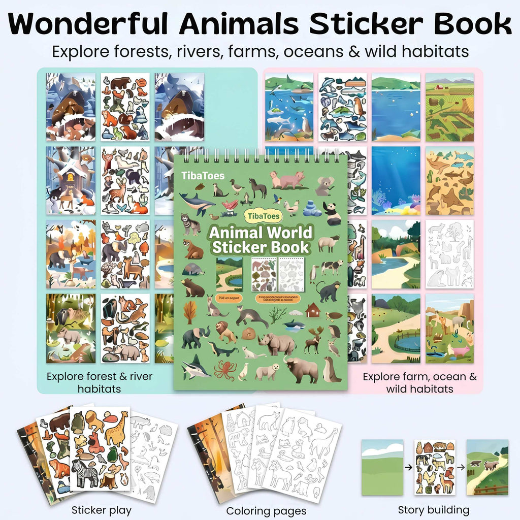 Adventure Sticker Book for Kids