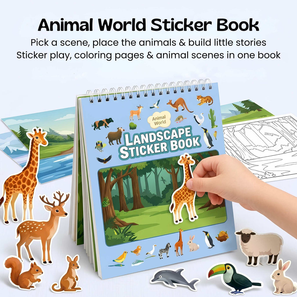 Adventure Sticker Book for Kids