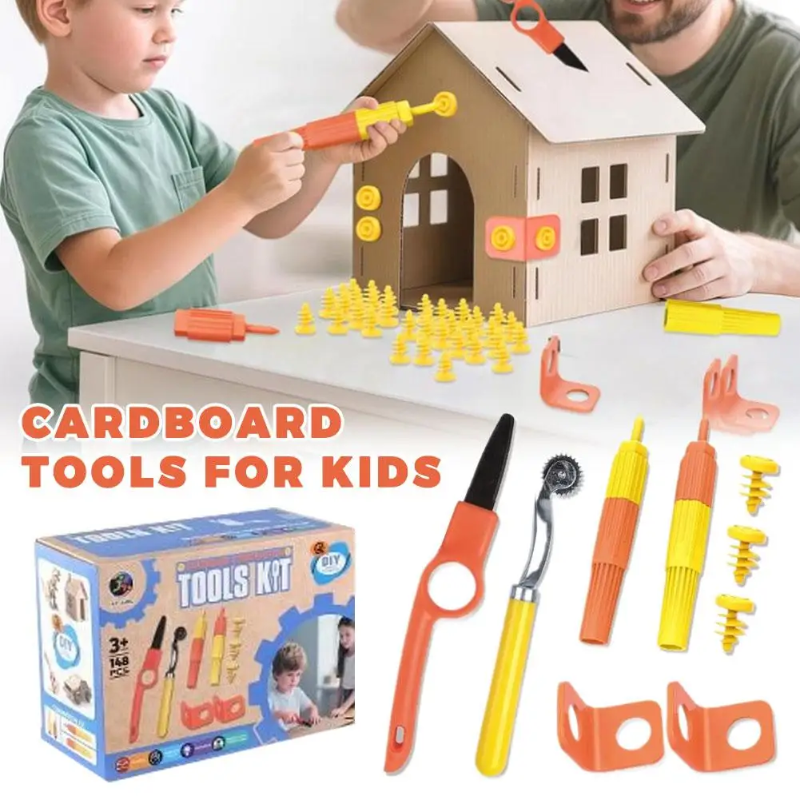 Ultimate Kids Cardboard Builder Tool Set