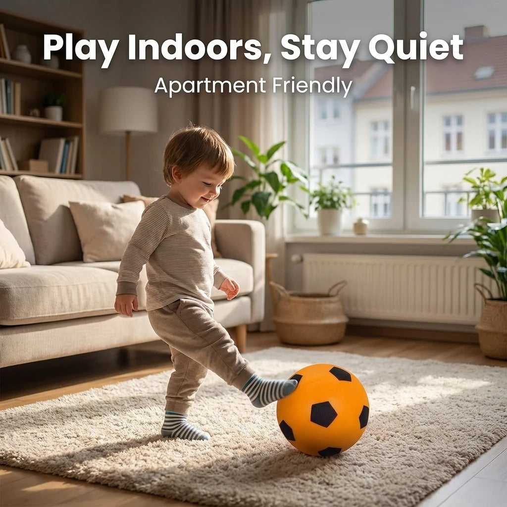 Soft Plush Soccer Ball for Indoor Play