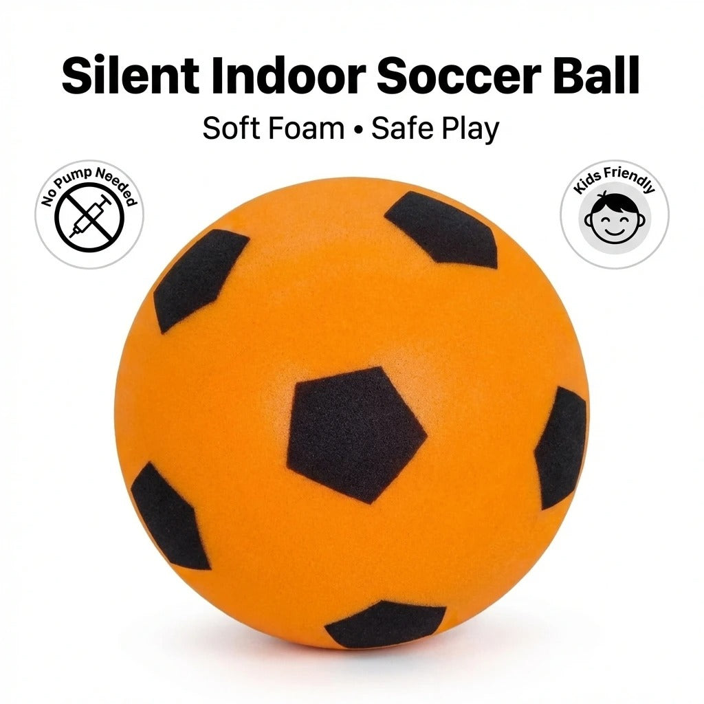 Soft Plush Soccer Ball for Indoor Play