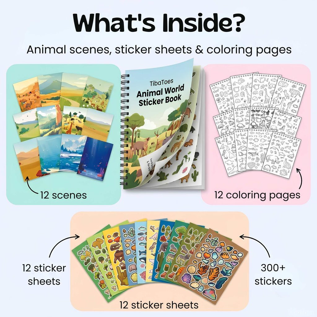 Adventure Sticker Book for Kids