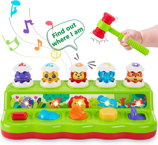 Animal Popup Toy with Music and Lights
