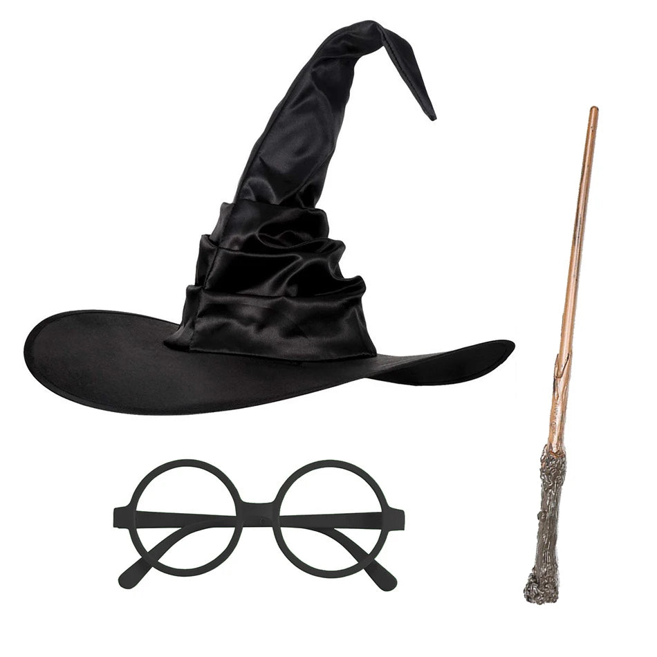 Girls Wizard Robe Costume Set