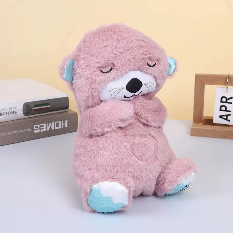 Breathing Otter Plush Toy