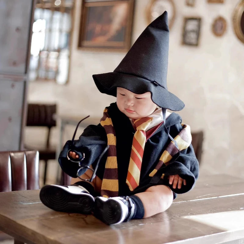 Infant Baby Wizard and Witch School Uniform