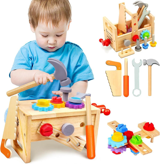 Wooden Tool Set with Box - 29 PCS