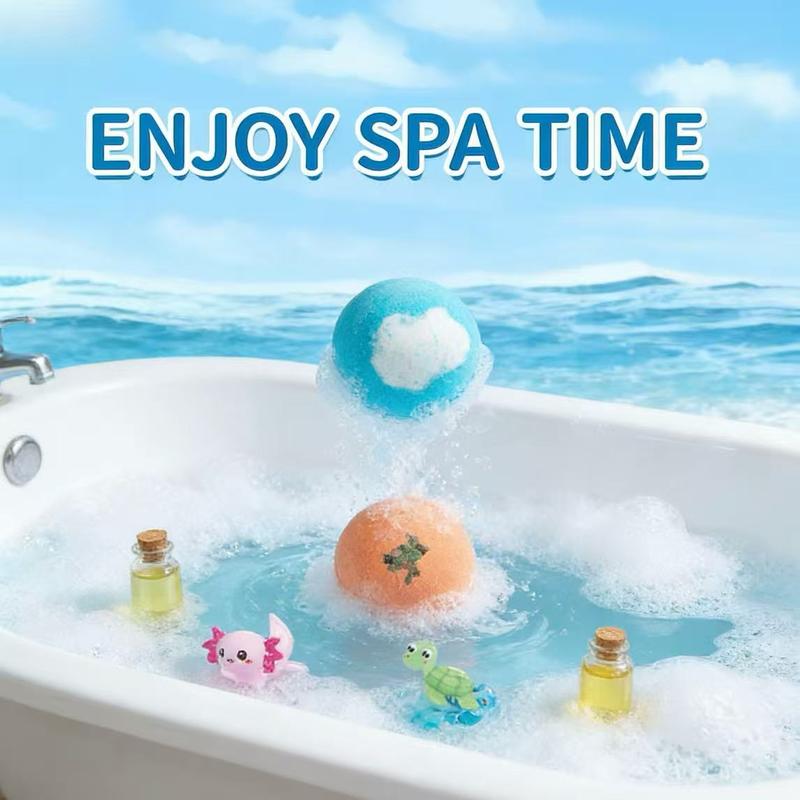 24-Pieces Surprise Bath Bombs for Kids Aged 3+ with Hidden Animal Toys