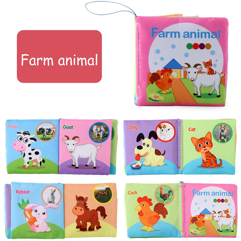 Soft Tail Book™ – Soft tail for fun – Sensory Animals Baby booklet
