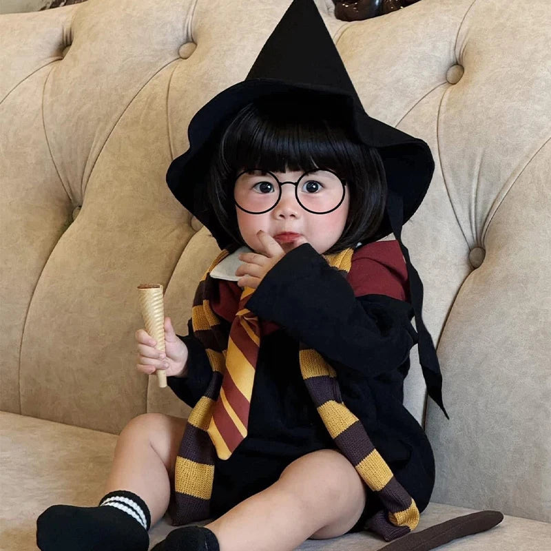 Infant Baby Wizard and Witch School Uniform