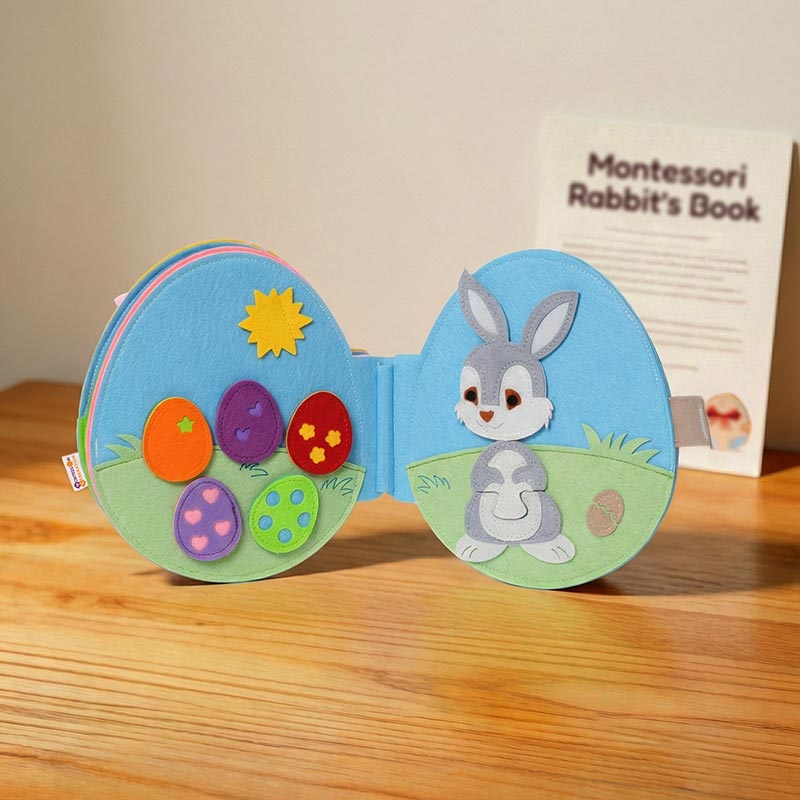 Montessori Wooden Rabbit Shape Sorting Puzzle Toy