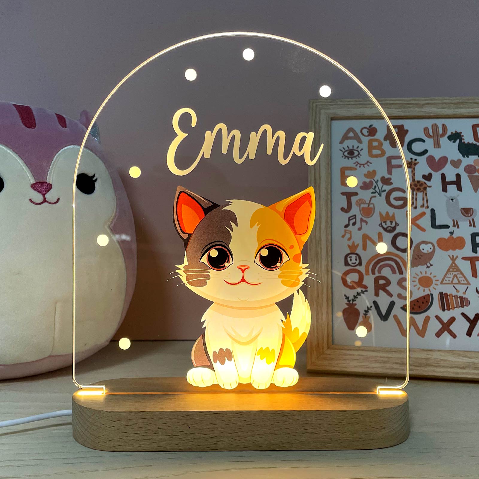 Personalized Cute Animal LED Night Light