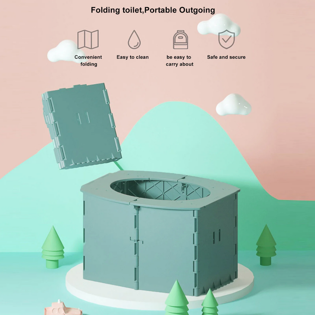 Foldable Portable Children's Potty Seat