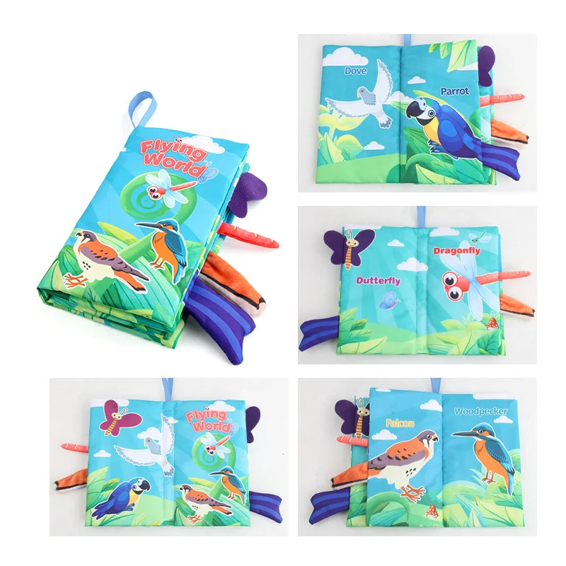 Soft Tail Book™ – Soft tail for fun – Sensory Animals Baby booklet