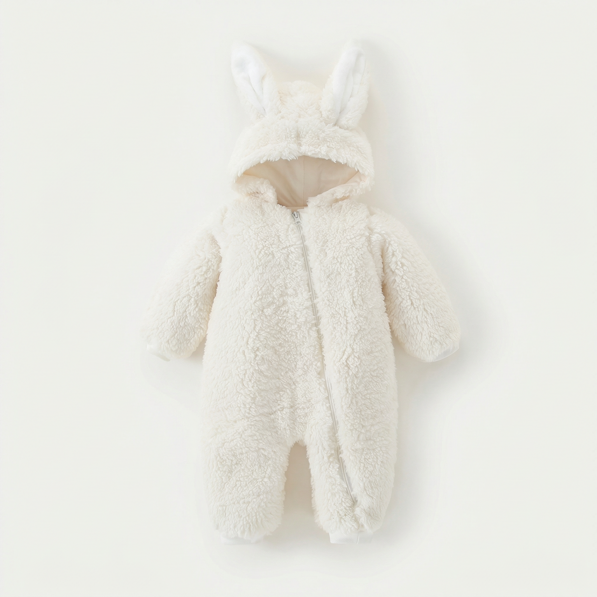 Cashmere Cozy Bunny Baby Romper