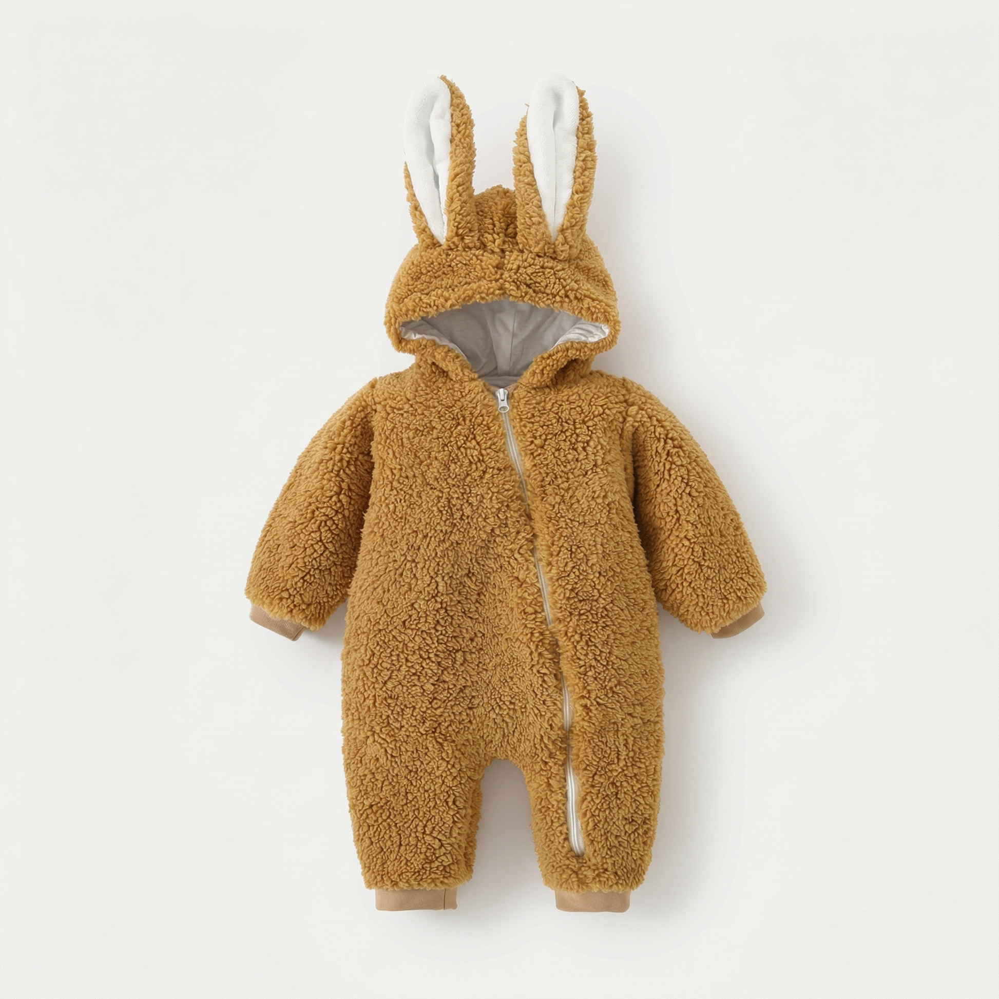 Cashmere Cozy Bunny Baby Romper