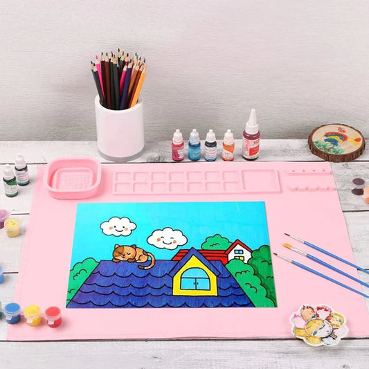 Canvas Mat™ - Cleaning becomes child's play - Painting Mat