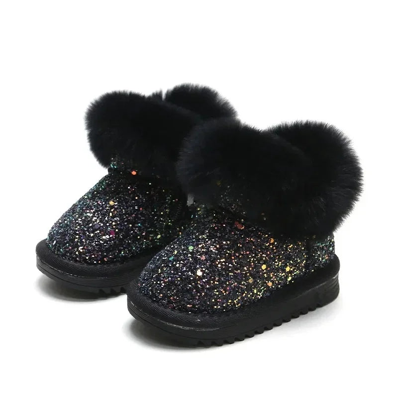 Mini Fashion™ - Warm & Stylish - Sparkly Winter Shoes for Kids