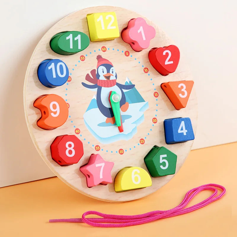 Learning Clock™ – Learn & Play Clock – Wooden Clock