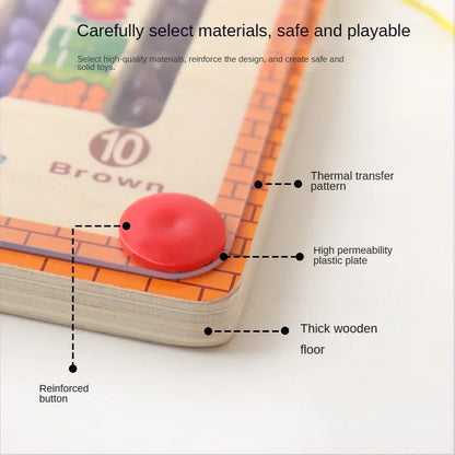 Magnetic Maze™ - Colorful and Fun to Count - Magnetic Wooden Puzzle