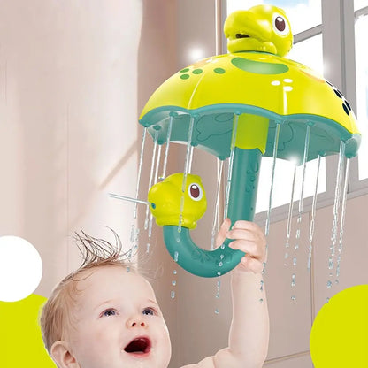 Dino Shower Spin™ – Laughing Splashing Fun – Umbrella for Bath Toys