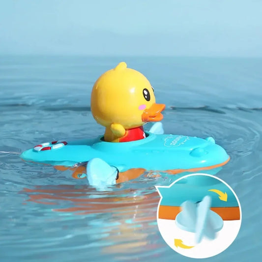 Little Duck Swim™ – Splashing Bath Buddy - Rowing Rubber Duck