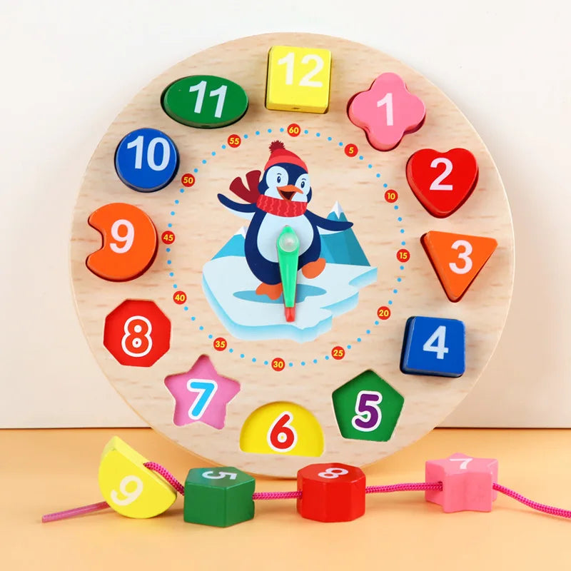 Learning Clock™ – Learn & Play Clock – Wooden Clock